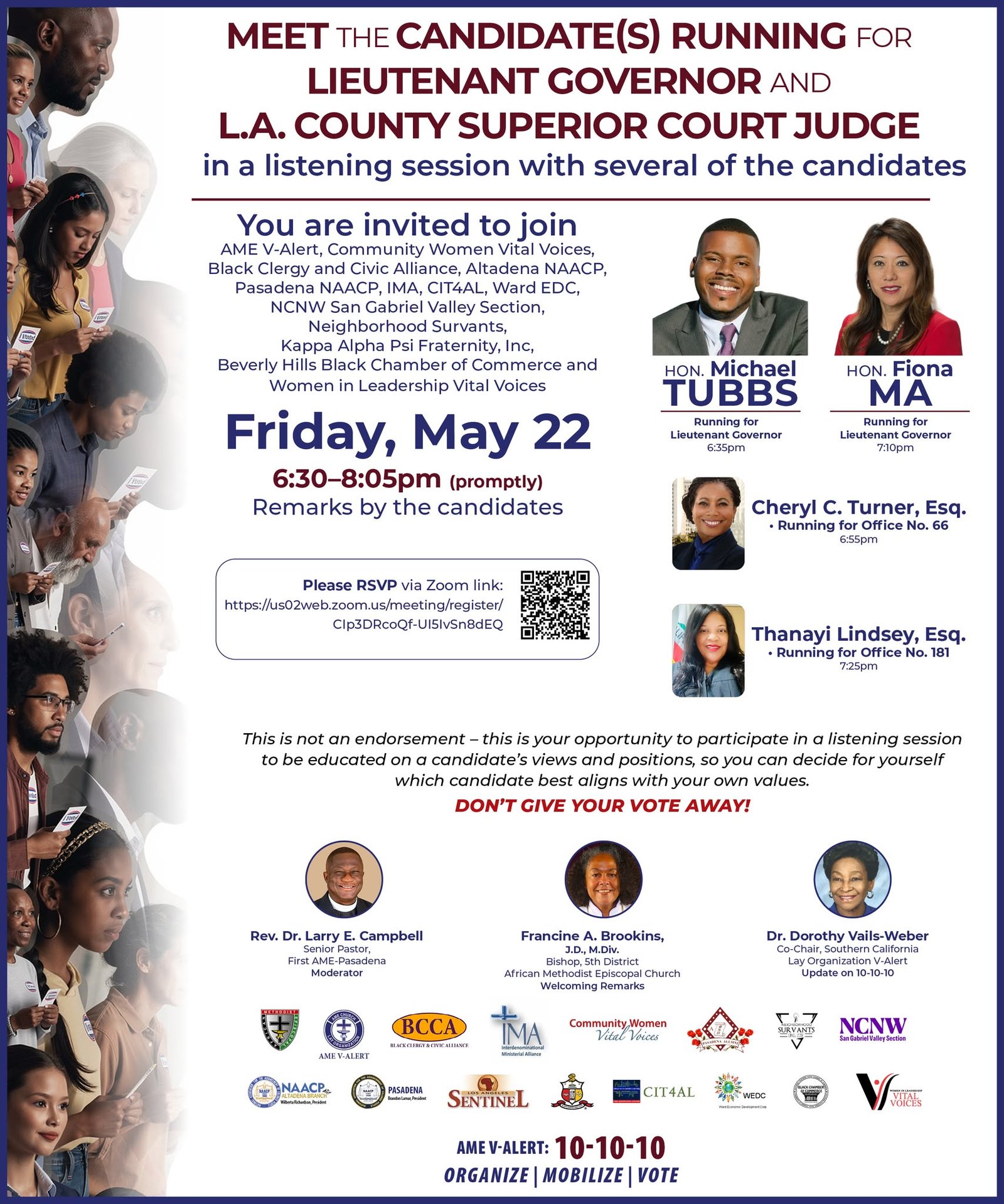 Voting Briefing with Candidates for Lt. Gov.