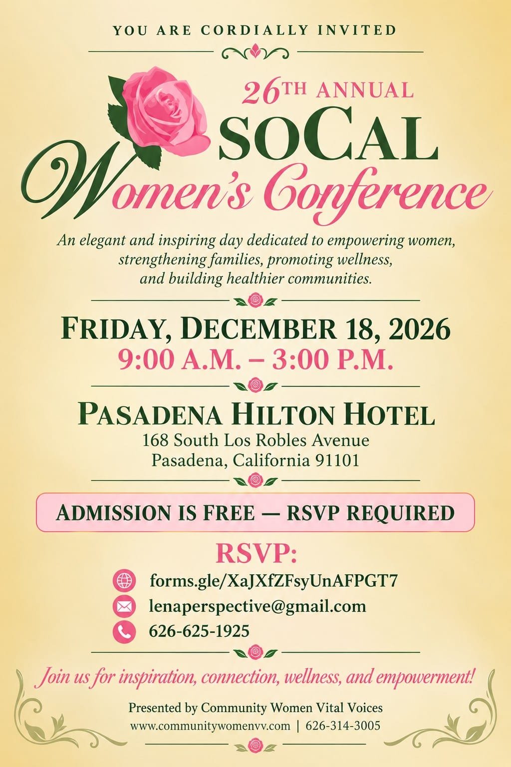 26th Annual SoCal Women's Conference